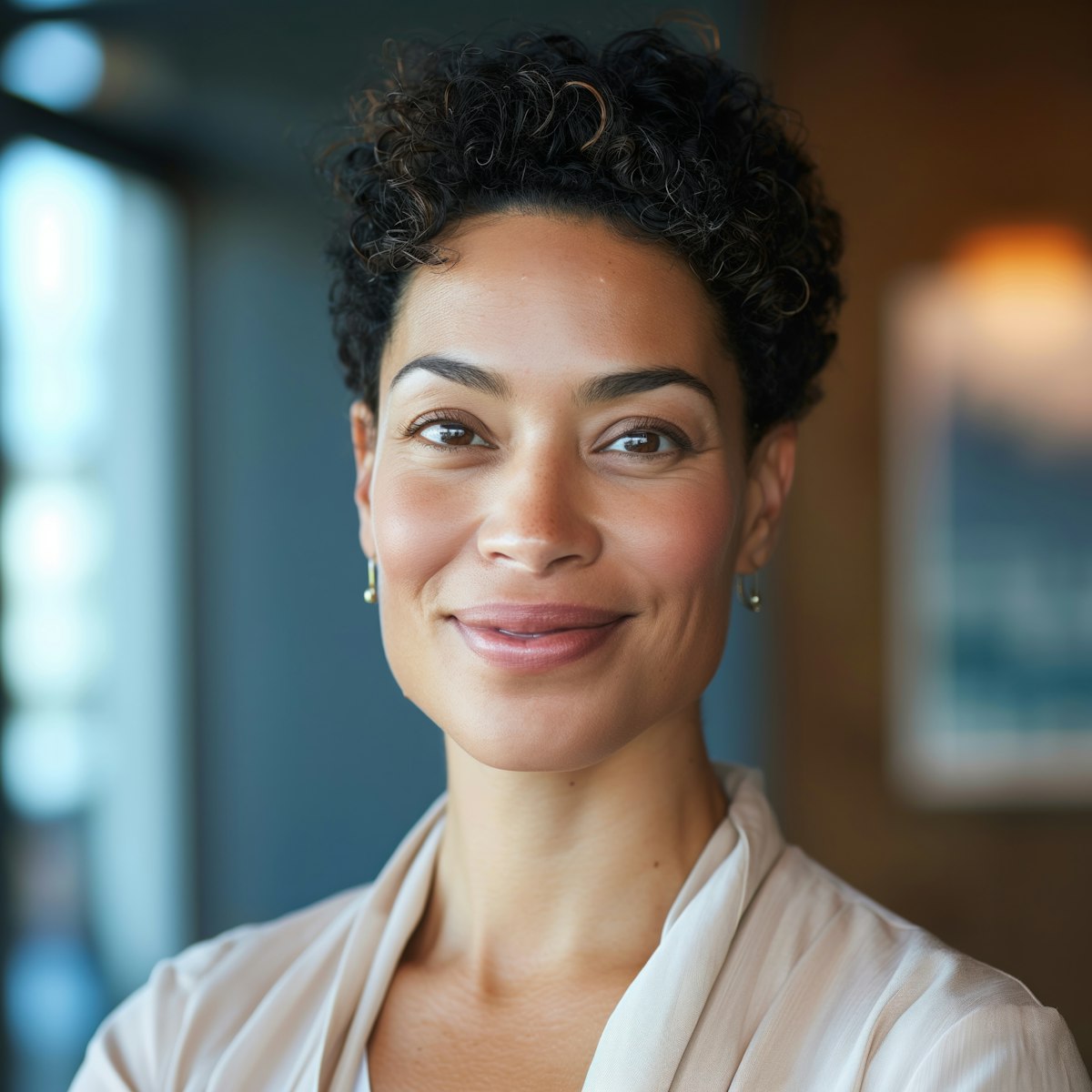 Woman Smiling